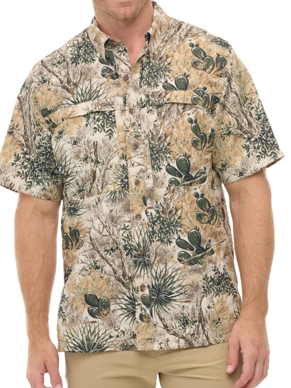Game gaurd Cactus Camo Dallas Cowboys Explorer Vented Shirt